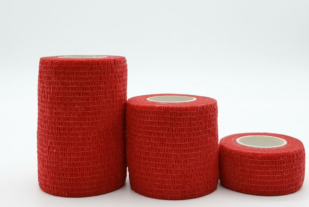 Self-Adhesive Elastic Sport Bandage Wraps - Multi-Size & Color Collection