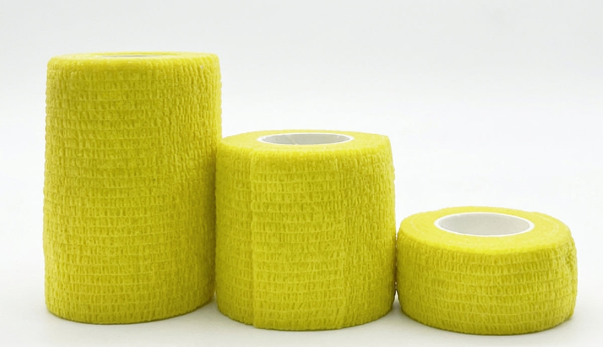 Self-Adhesive Elastic Sport Bandage Wraps - Multi-Size & Color Collection