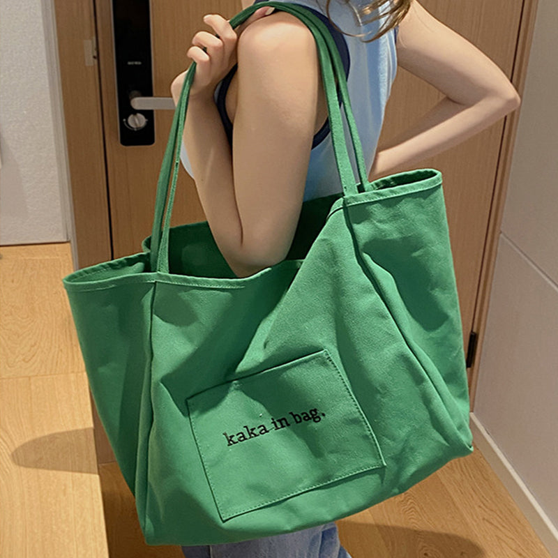 Fashion Tote Bag Versatile Ins Large Capacity Bag Shopping Bag Bag