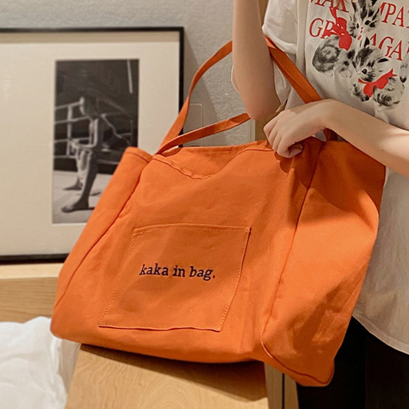 Fashion Tote Bag Versatile Ins Large Capacity Bag Shopping Bag Bag