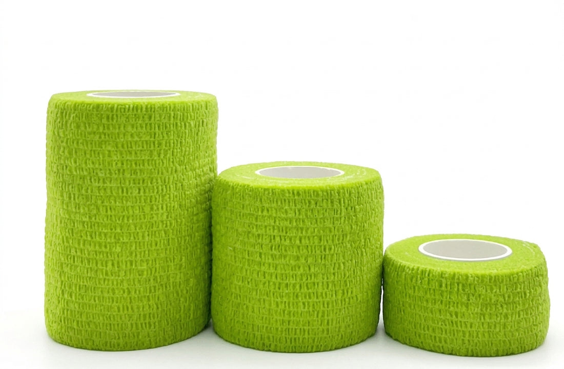 Self-Adhesive Elastic Sport Bandage Wraps - Multi-Size &amp; Color Collection