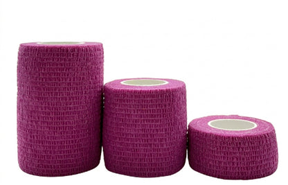 Self-Adhesive Elastic Sport Bandage Wraps - Multi-Size &amp; Color Collection