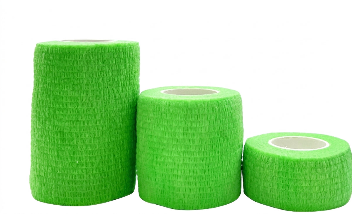 Self-Adhesive Elastic Sport Bandage Wraps - Multi-Size &amp; Color Collection