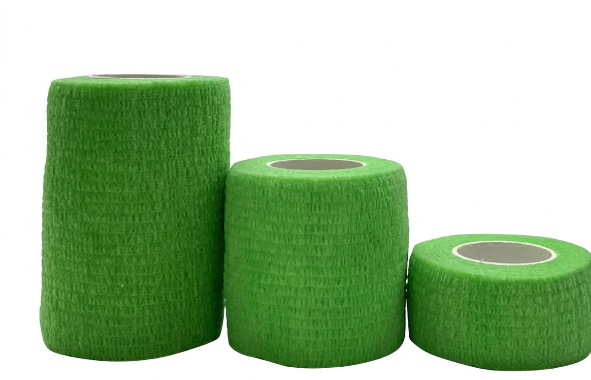 Self-Adhesive Elastic Sport Bandage Wraps - Multi-Size &amp; Color Collection