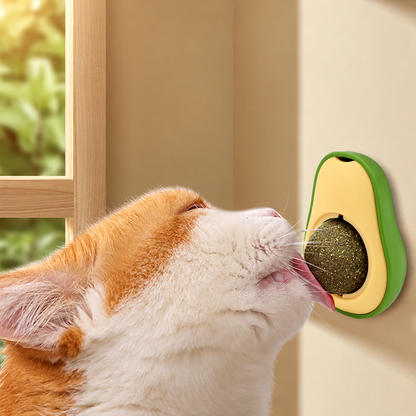 Avocado Catnip &amp; Gall Fruit Ball Toy for Cats