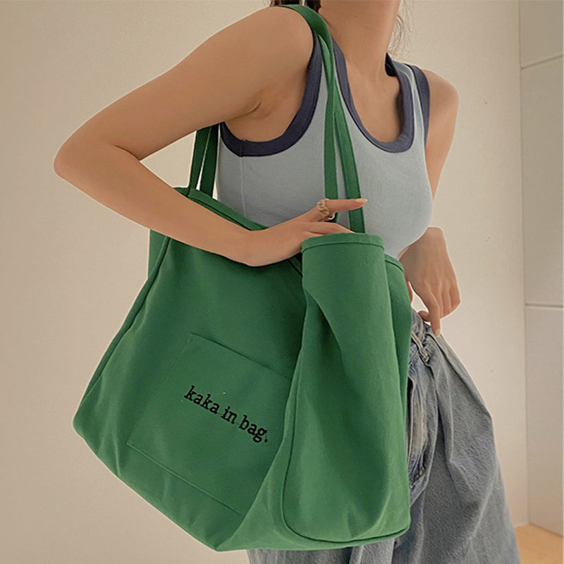 Fashion Tote Bag Versatile Ins Large Capacity Bag Shopping Bag Bag