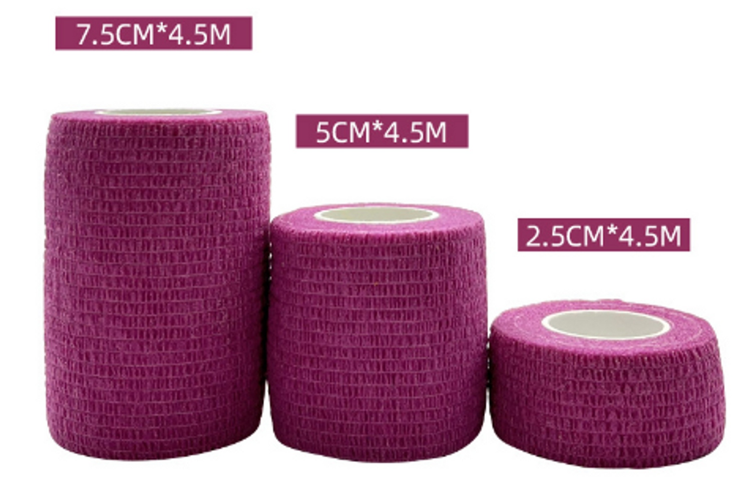 Colorful Sport Self-Adhesive Elastic Bandage Wrap