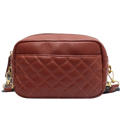 Light Luxury Lingge Broadband Crossbody Bag