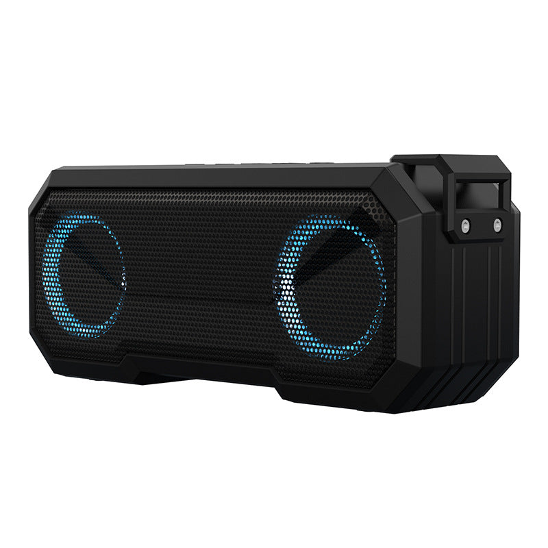 Waterproof Colorful Luminous Outdoor Wireless Speaker With Dual Speakers With Power Bank