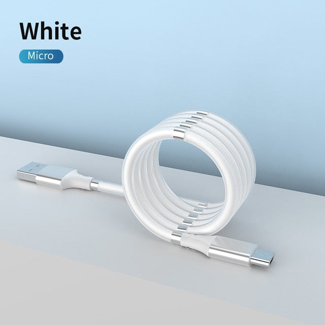 Magnetic USB Charging &amp; Data Cable – USB-C &amp; Micro-USB